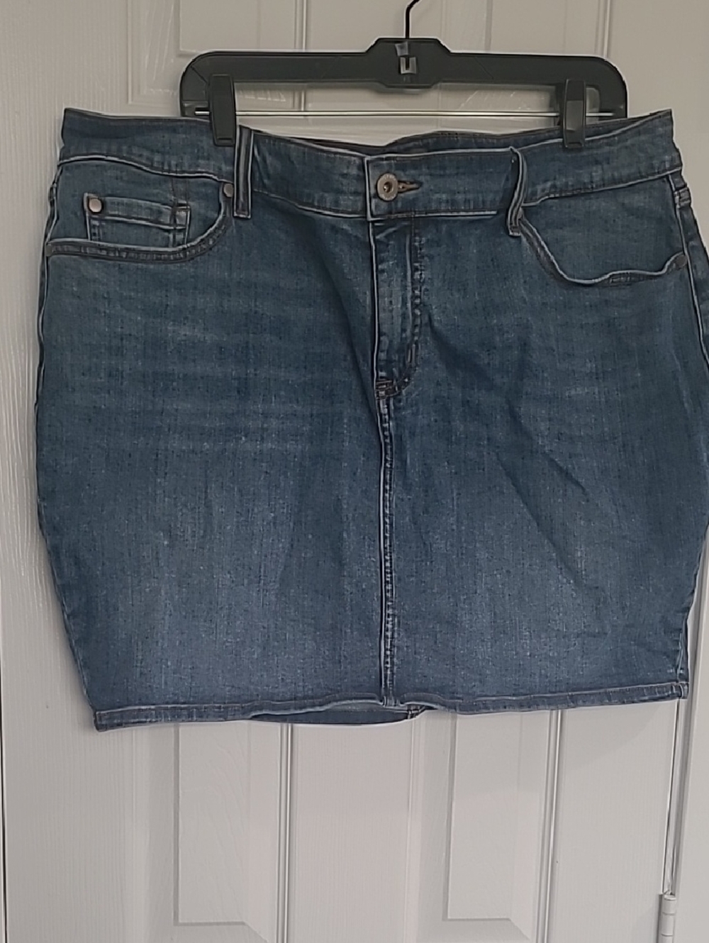 torrid Dark Blue Denim Mini Skirt